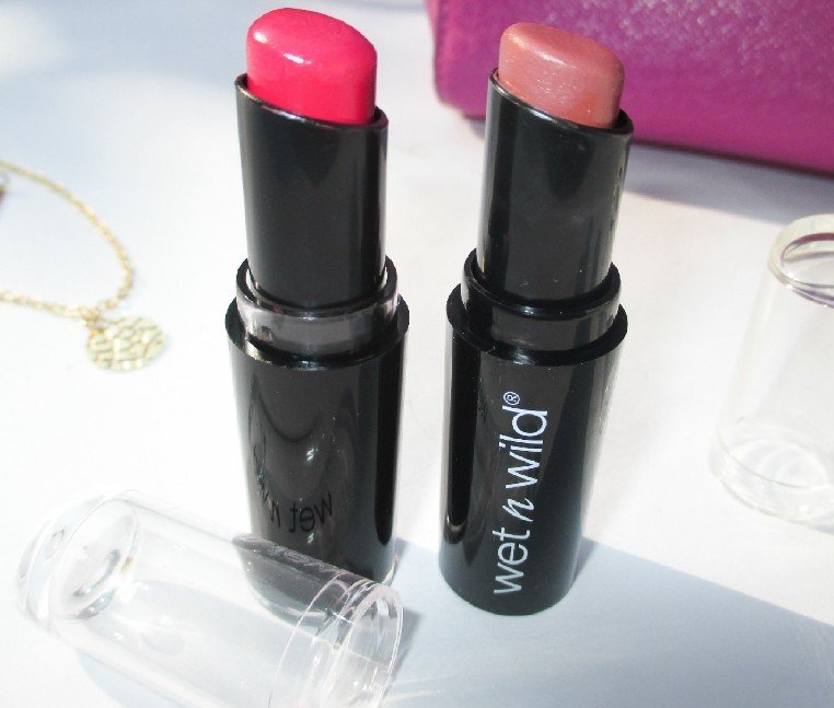 Wet N Wild Meglast Lipsticks Mochalicious and Cherry Picking Review