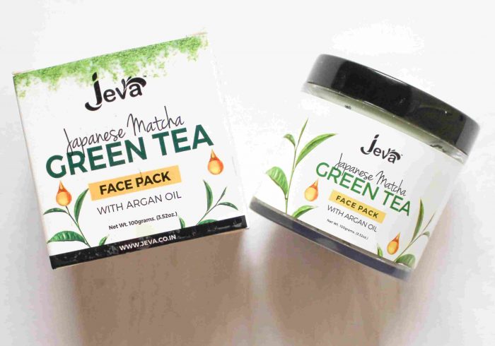 Jeva Japanese Matcha Green Tea Face Pack with argan oil Review