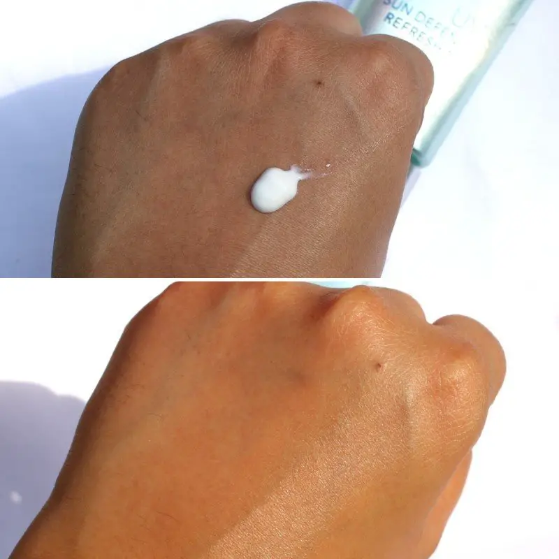 Miniso Skin Defense Sunscreen Texture