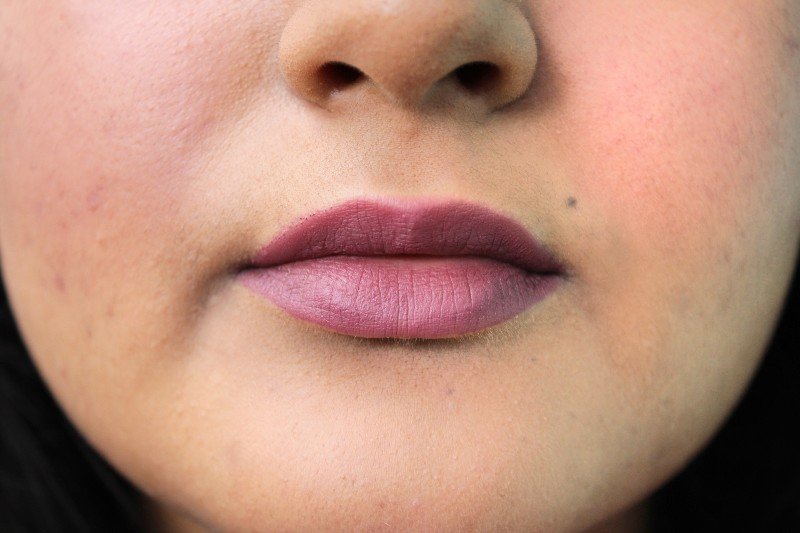 Lakme nine to five lip and cheek colour rose touch swatches
