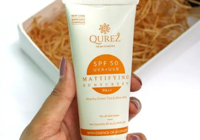 Review of Qurez Mattifying Sunscreen SPF50