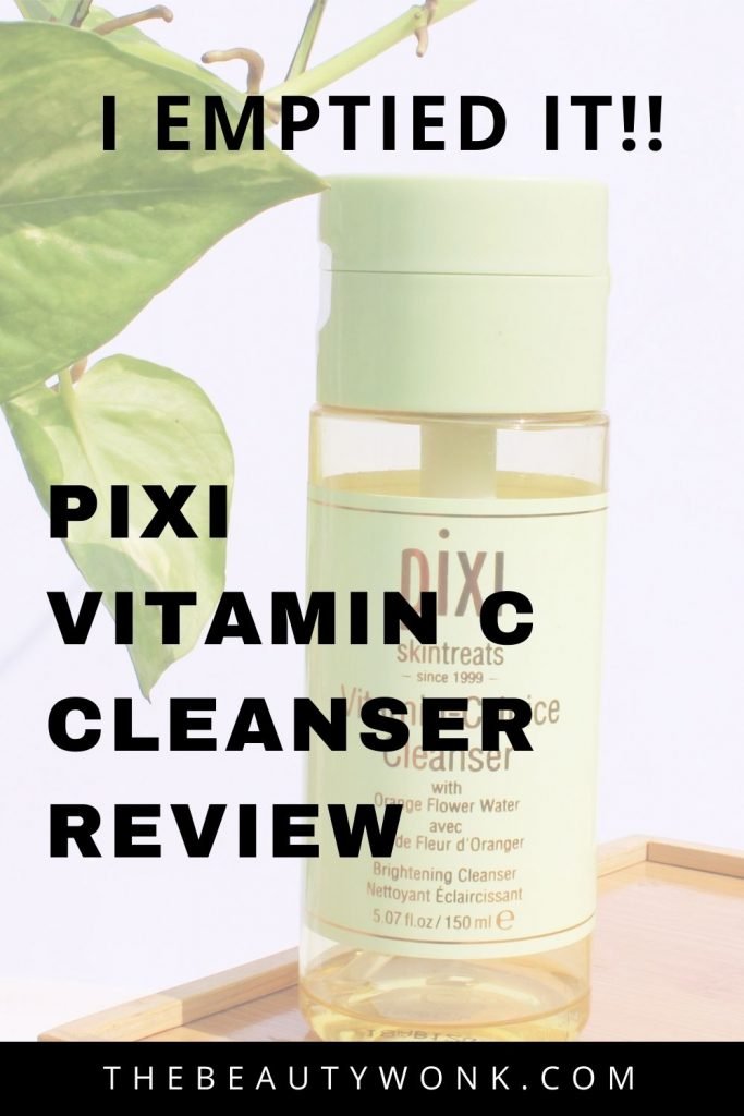 Pixi vitamin c cleanser pin